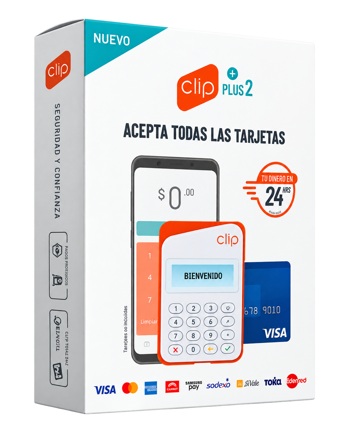 Clip Plus 2 | Lector de tarjetas para tu negocio