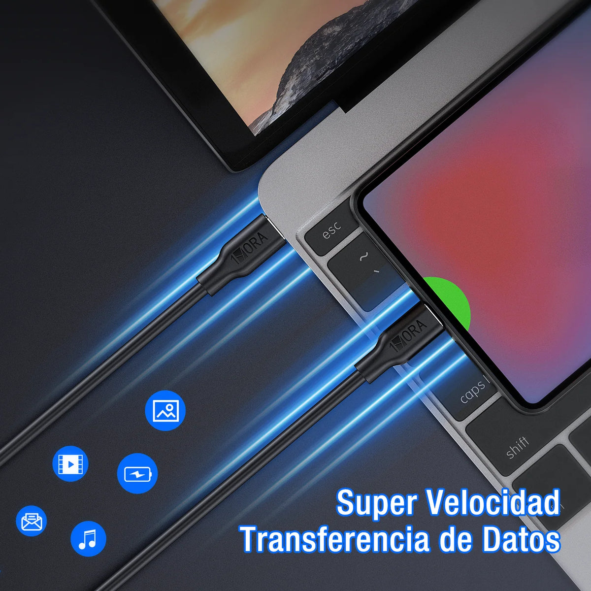 CABLE TIPO C A C 1HORA