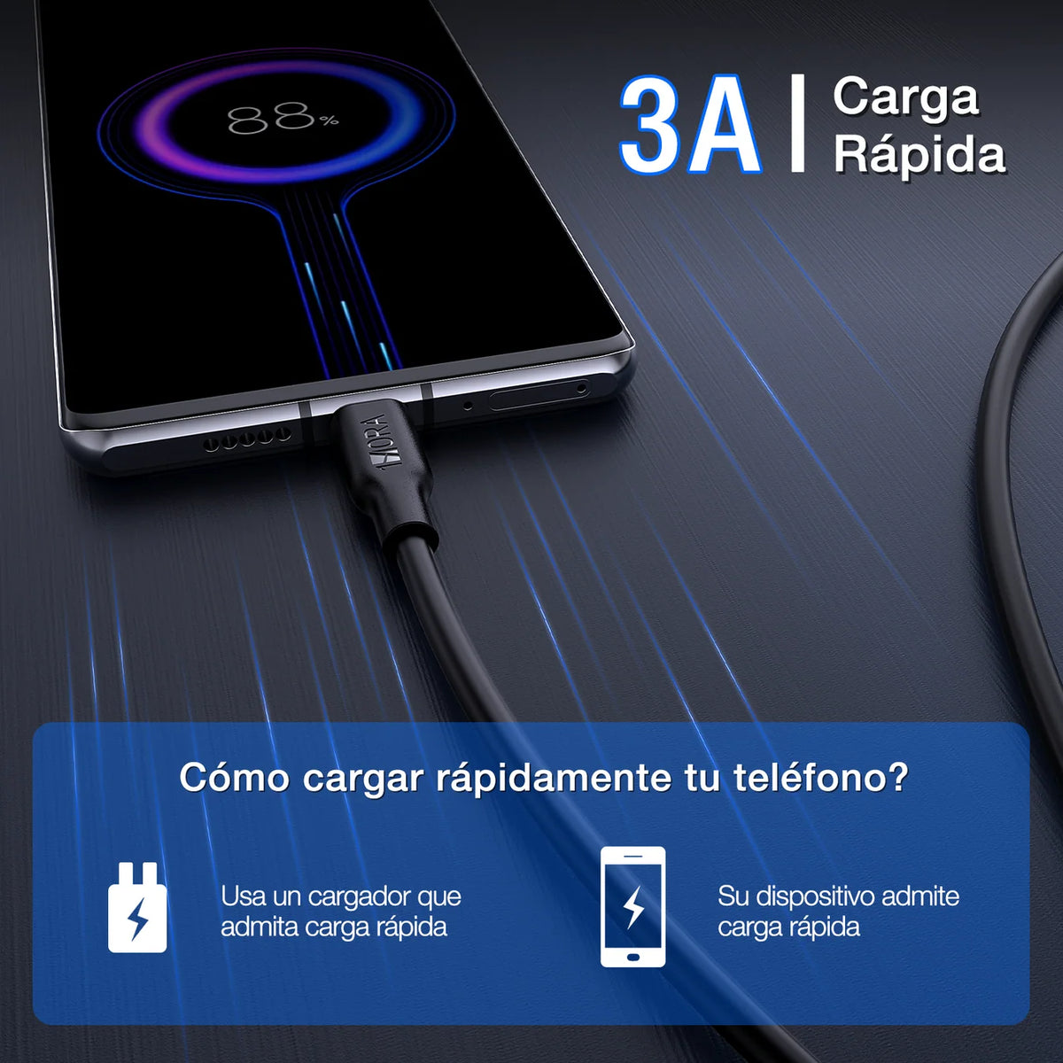 CABLE TIPO C A C 1HORA