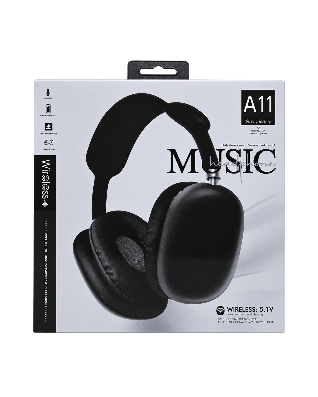 Audífonos inalámbricos Music Headphone A11