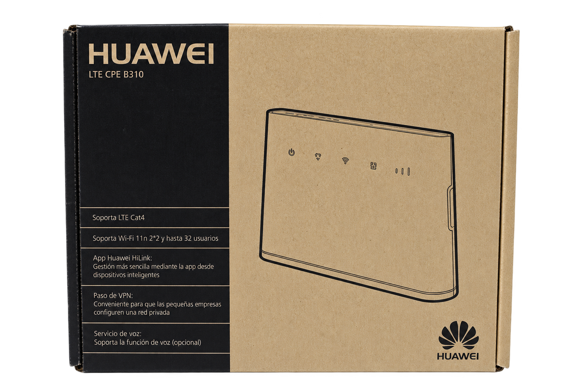 Módem router Huawei B310 4G LTE | Wi-Fi para casa