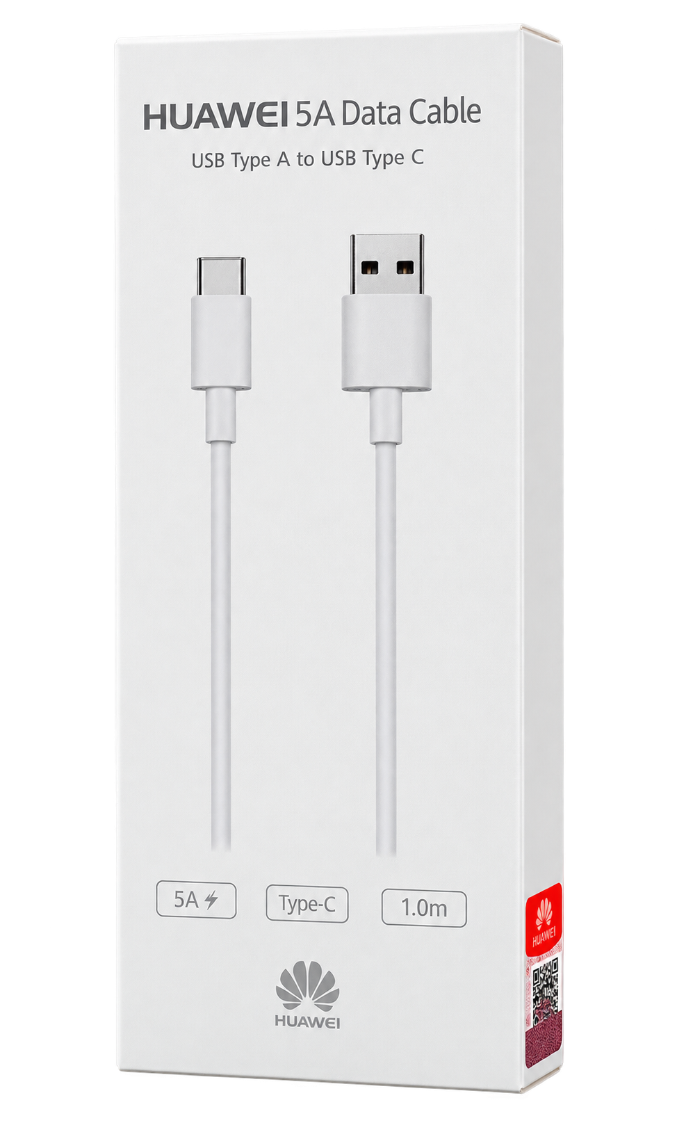 Cable Huawei USB-A a USB-C 5 A | 1 metro blanco