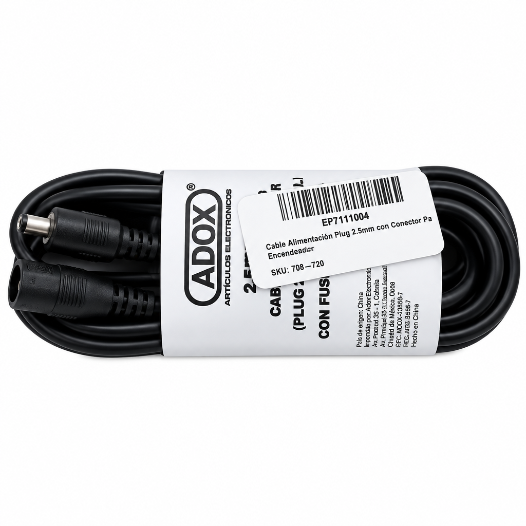 Cable de alimentación Radox para automóvil