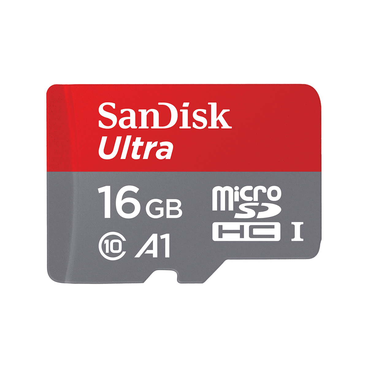 Tarjeta microSD SanDisk Ultra 16 GB Clase 10 A1 UHS-I con adaptador